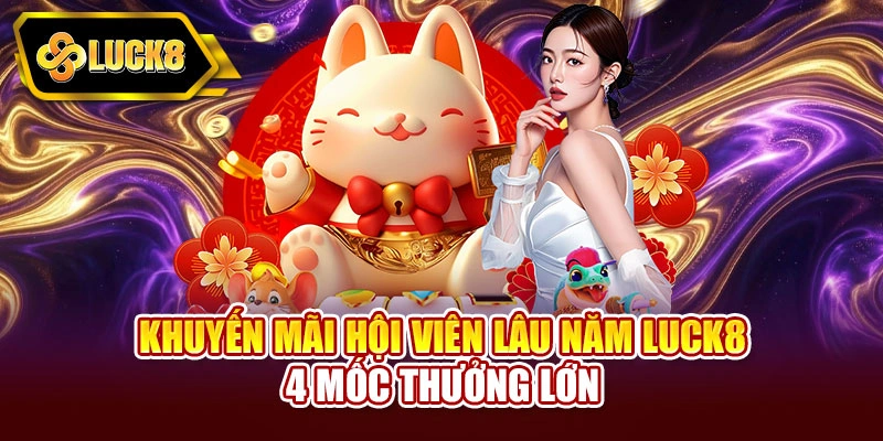 Khuyến mãi hội viên lâu năm Luck8